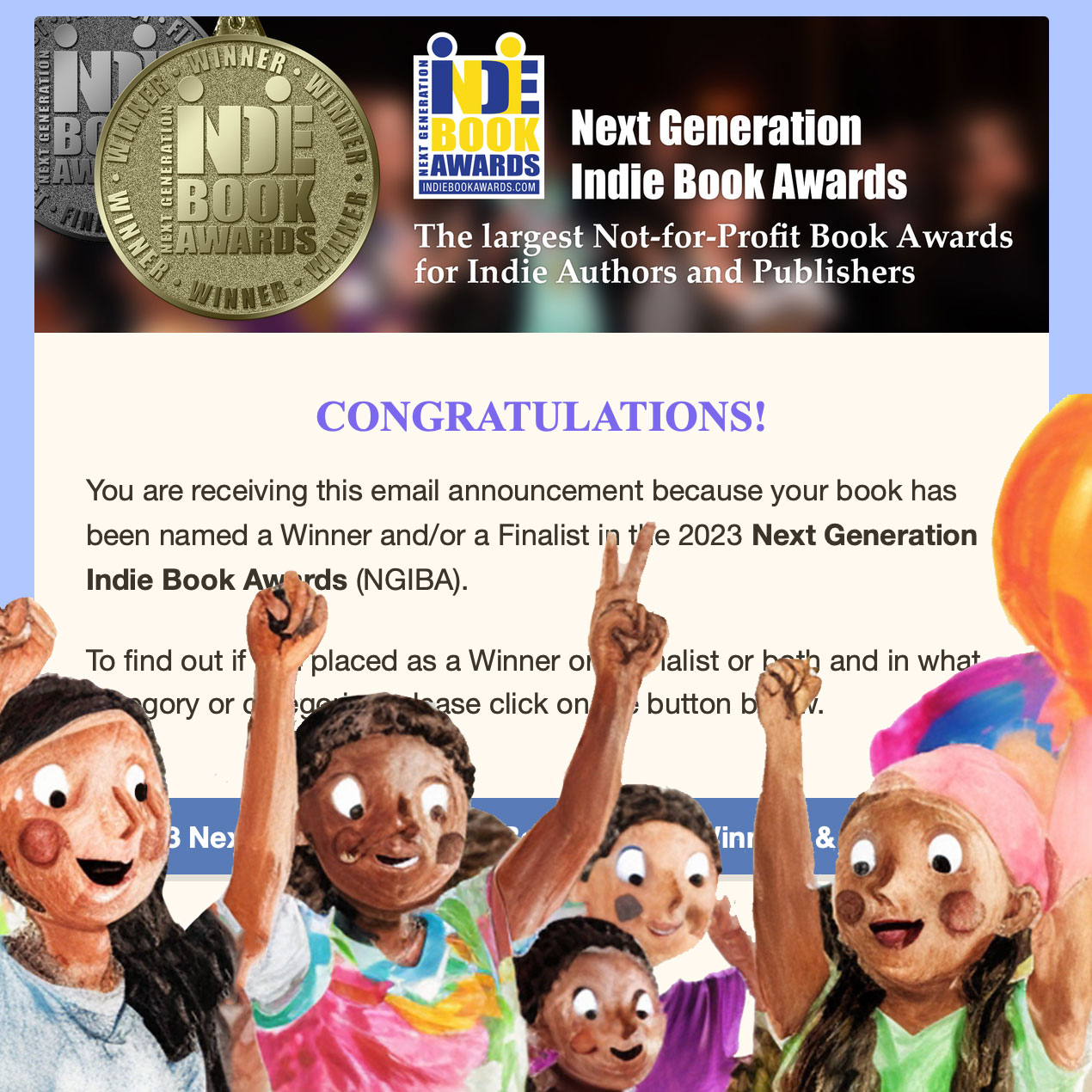 Earns Finalist Spot in 2023 Next Generation Indie Book Awards!